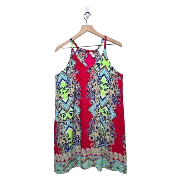Now N Forever Halter Neck A-Line Mini Dress Sz L - Picture 1 of 6